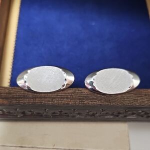 SWANK Silver Cufflink